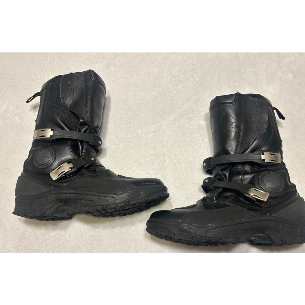 RST Adventure Motorcycle Boots Men’s Size 11 Black Waterproof Touring Urban